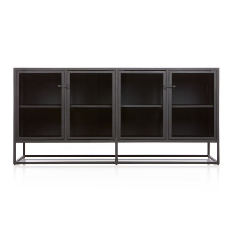 Casement Black Large Sideboard + Reviews | Crate & Barrel