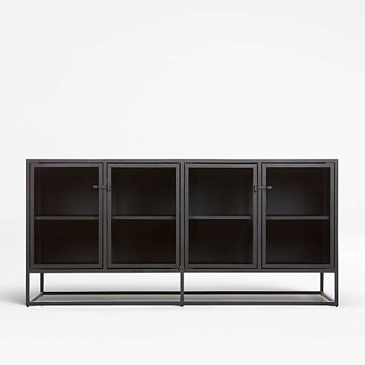 Casement Black Large Sideboard