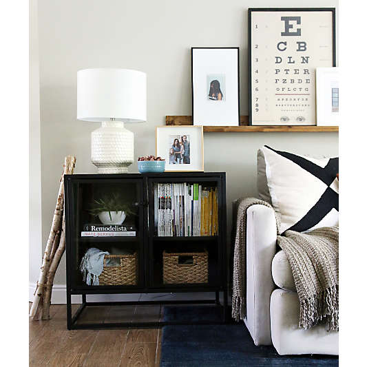 Casement 33" Black Credenza