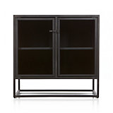 Casement Black Metal 2-Drawer File Cabinet