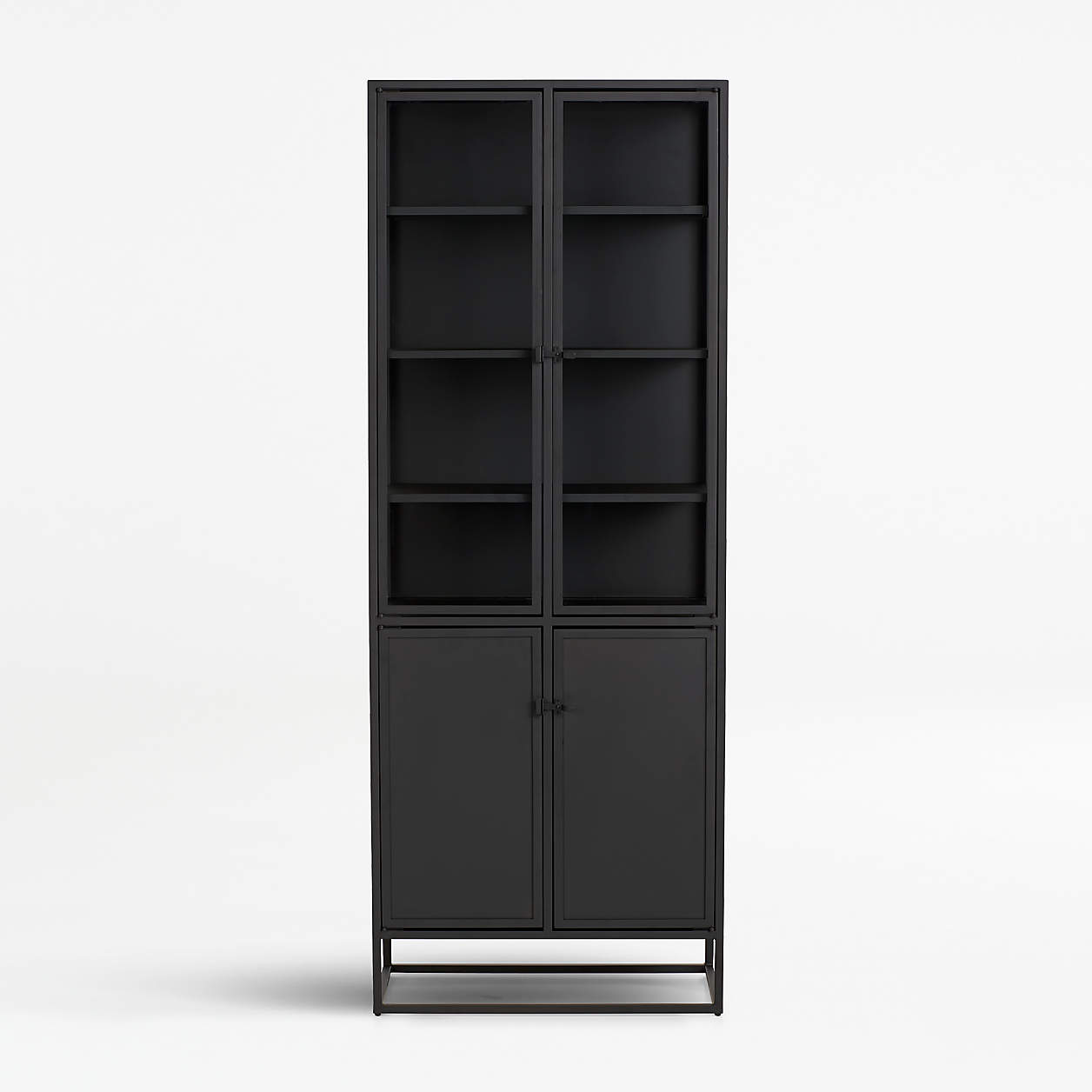 Casement Black Tall Storage Cabinet + Reviews | Crate & Barrel Canada