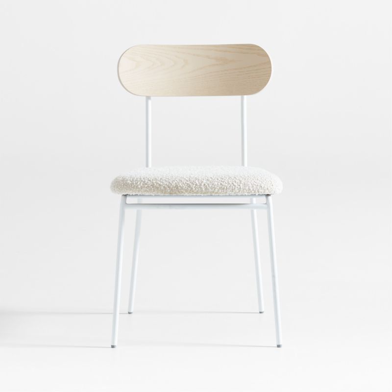 Casey Ash Wood and Boucle Kids Desk Chair - image 7 of 13