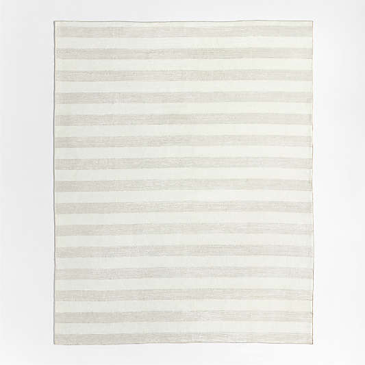 Casey Striped Washable Area Rug 8'x10'
