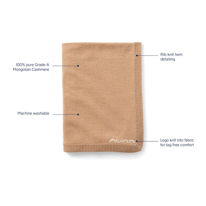 Nuna ® Beige Cashmere Baby Blanket - image 5 of 6