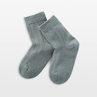 Nuna ® Athens Blue 12-24 Months Cashmere Toddler Socks
