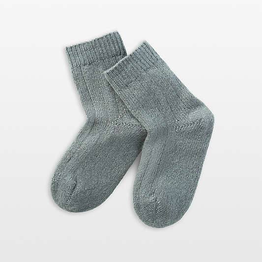 Nuna Athens Blue Cashmere Baby Socks