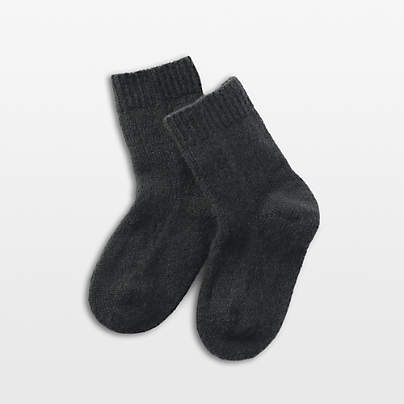 Nuna ® Shadow Black NB-6 Months Cashmere Baby Socks