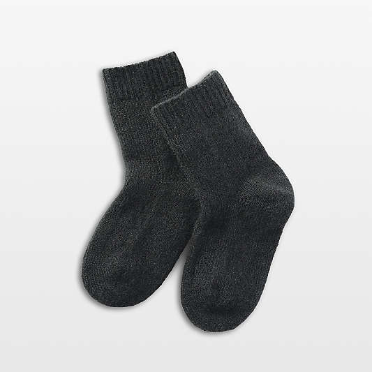 Nuna Shadow Black Cashmere Baby Socks