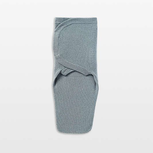 Nuna Athens Blue Cashmere Baby Swaddle Blanket