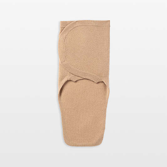 Nuna Tan Cashmere Baby Swaddle Blanket