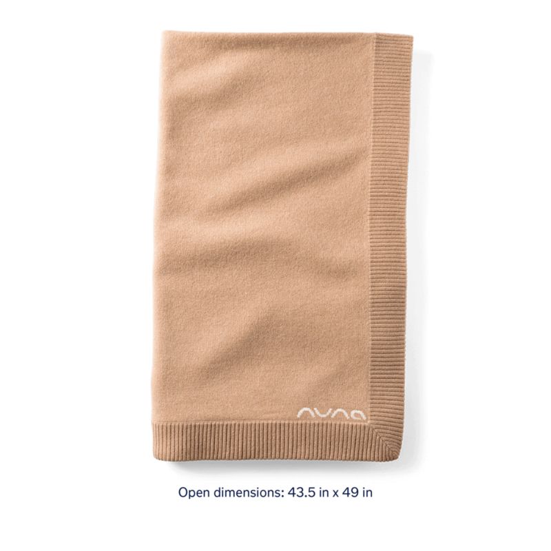 Nuna ® Sienna Brown Cashmere Toddler Blanket - image 3 of 5