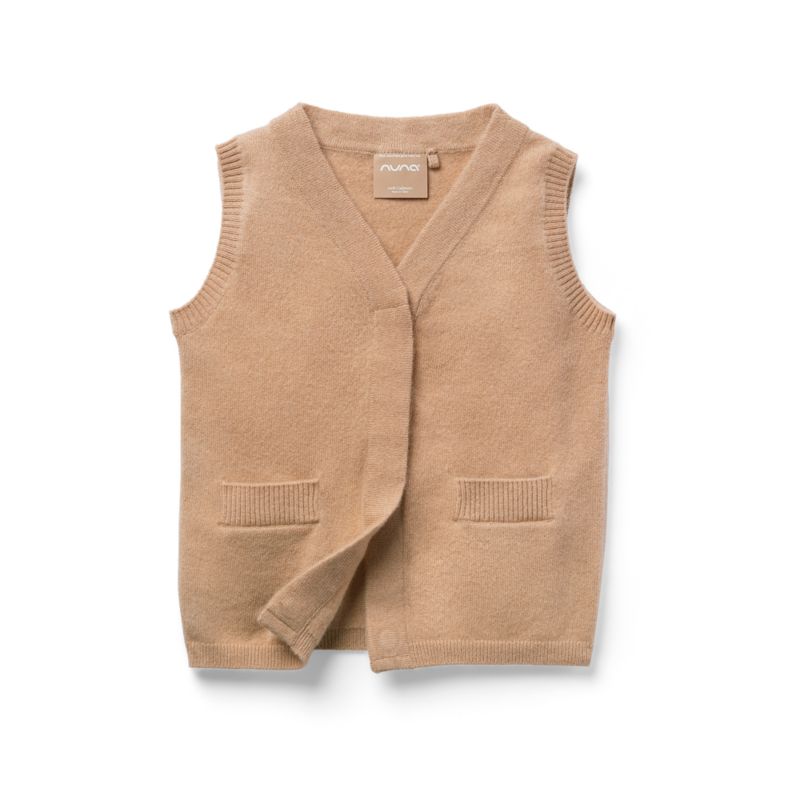 Nuna ® Tan 3T Cashmere Toddler Vest - image 2 of 6