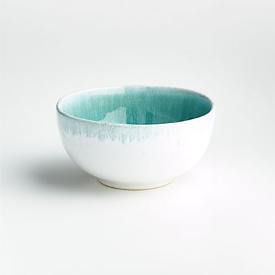 View Caspian Aqua Reactive Glaze Cereal Bowl details