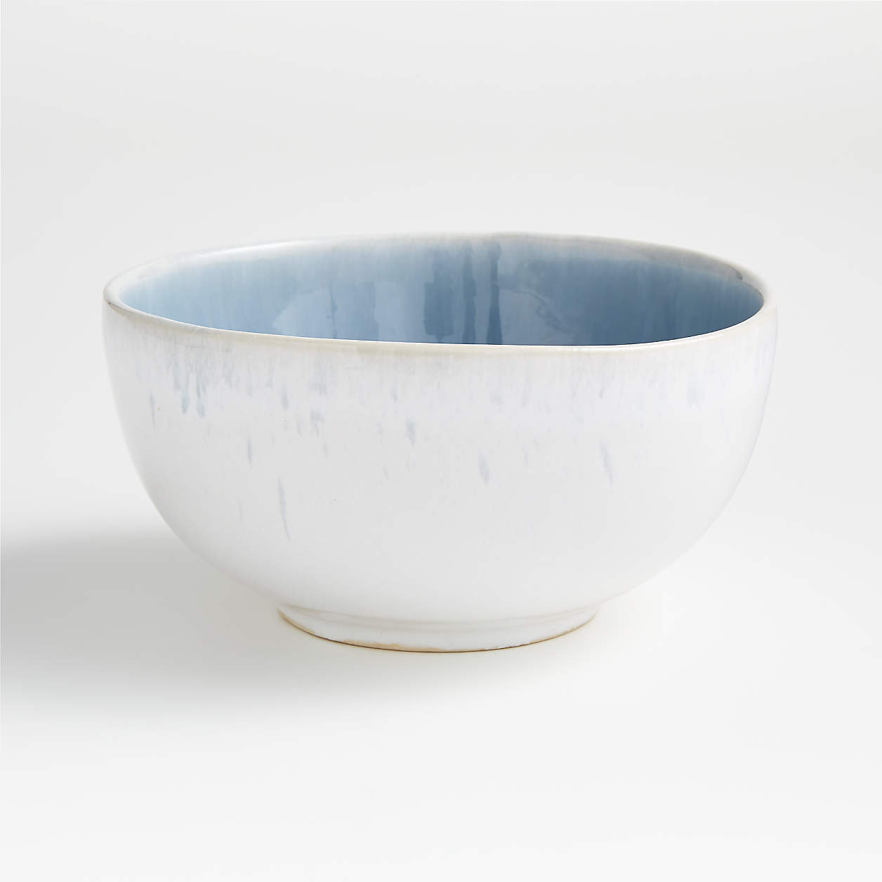 Caspian Blue Reactive Glaze Cereal Bowl + Reviews Crate & Barrel