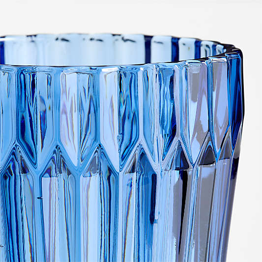 Archie Blue 12.5-oz. Double Old-Fashioned Glass
