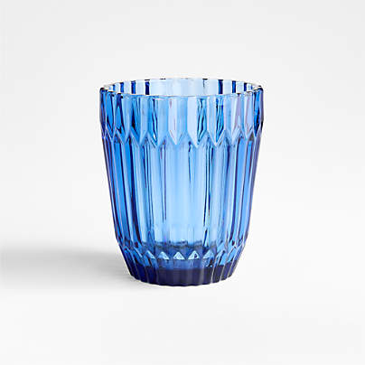 Archie Blue 12.5-oz. Double Old-Fashioned Glass