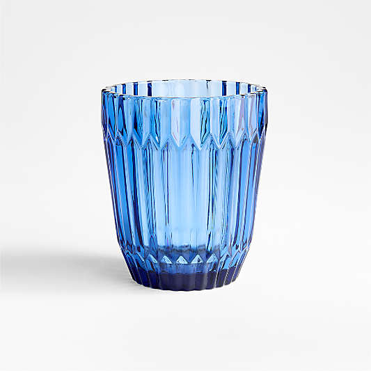 Archie Blue 12.5-oz. Double Old-Fashioned Glass
