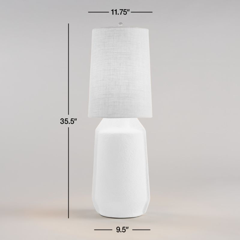 Cassi White Table Lamp