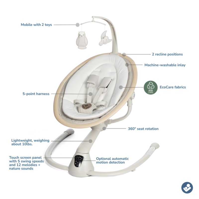 Maxi-Cosi ® Cassia Classic Oat Baby Swing - image 12 of 13