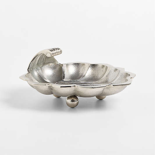 Shell Cast Aluminum Decorative Tray by Laura Harrier and Tiffany Howell