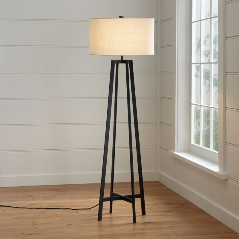 Castillo Black Floor Lamp - image 0 of 16