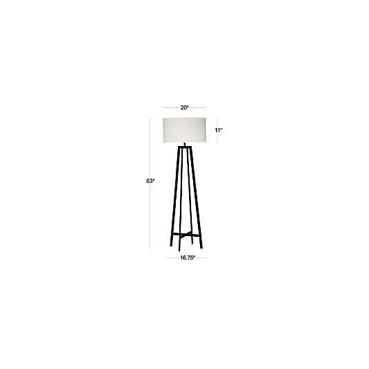 Castillo Black Floor Lamp