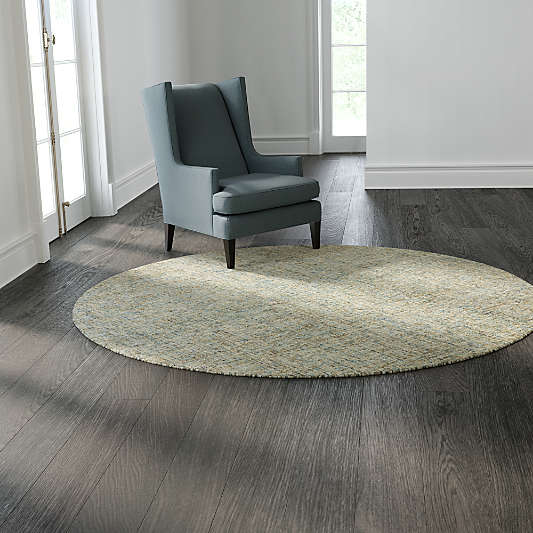 Round Wool Rugs Crate and Barrel