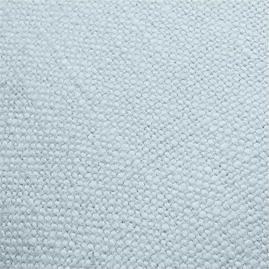 Casual Textured Fringe 23"x23" Pale Blue Throw Pillow Cover