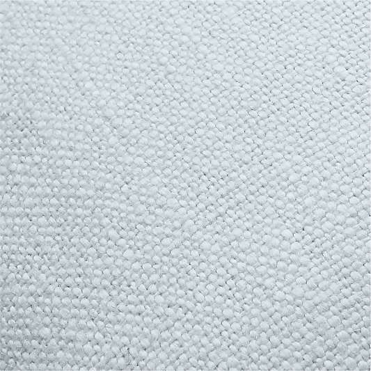 Casual Textured Fringe 23"x23" Pale Blue Throw Pillow Cover