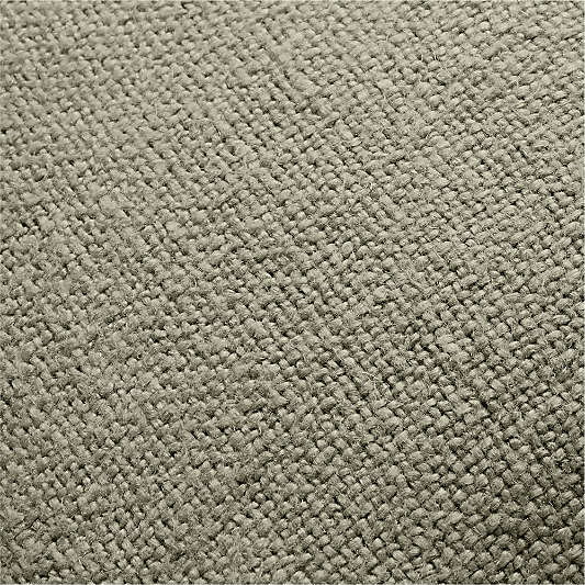 Casual Textured Fringe 23"x23" Shadow Sage Green Throw Pillow