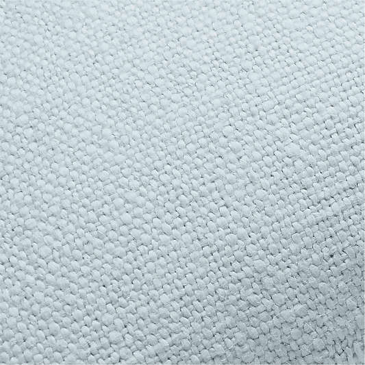 Casual Textured Fringe 24"x16" Pale Blue Throw Pillow Cover