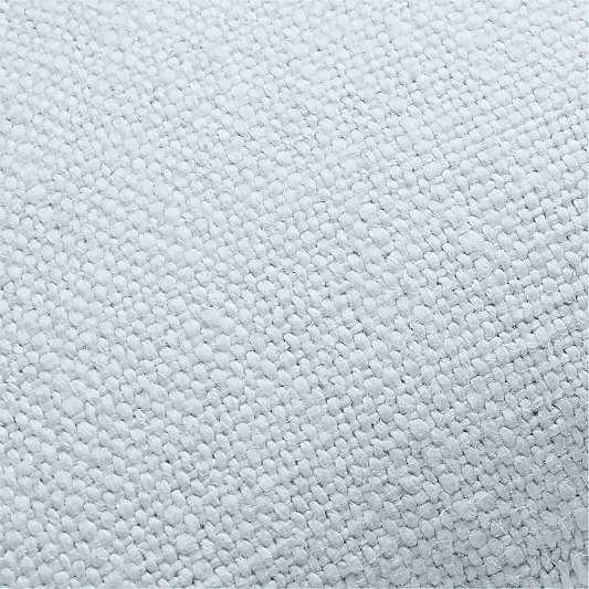 Casual Textured Fringe 24"x16" Pale Blue Throw Pillow Cover