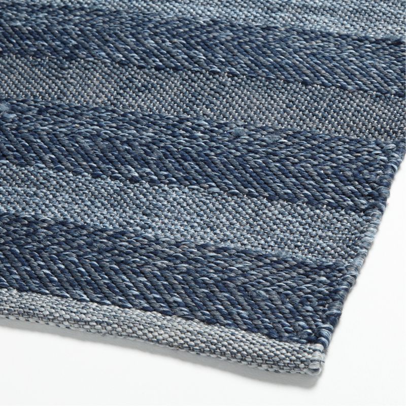 Catania Performance Handwoven Navy Blue Indoor/Outdoor Area Rug 10'x14' - image 5 of 6