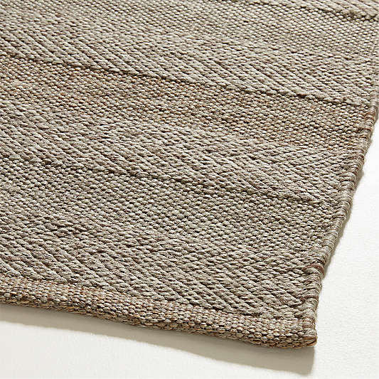 Catania Performance Handwoven Taupe Grey Indoor/Outdoor Area Rug 10'x14'