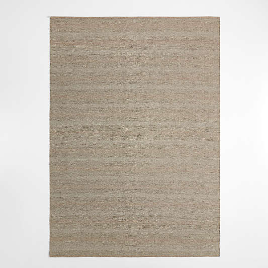 Catania Performance Handwoven Taupe Grey Indoor/Outdoor Area Rug 10'x14'