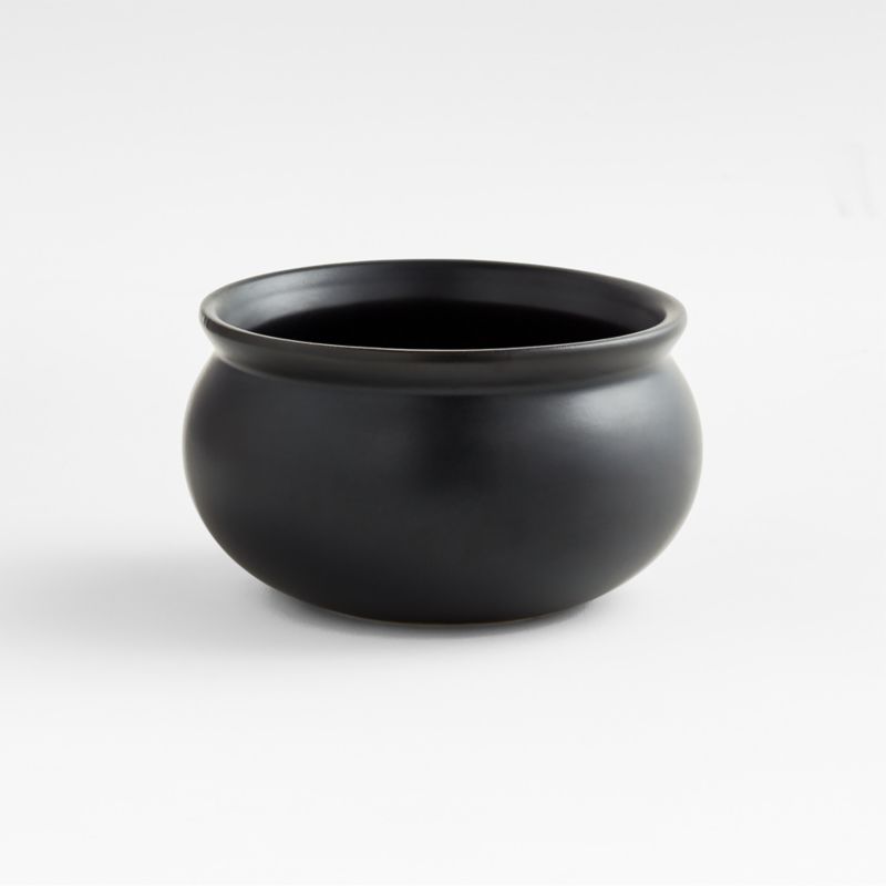 Viewing product image Small Cauldron Ceramic Halloween Bowl - image 1 of 11