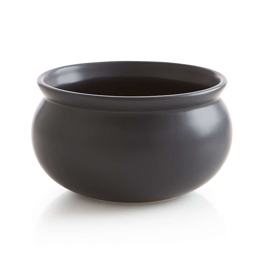 Ceramic cauldron, dark cauldron, cauldron bowl, serving bowl, Halloween