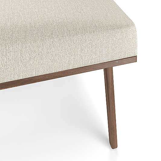 Cavett 22" Wood Ottoman
