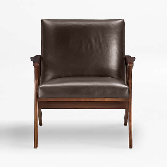 Leather Accent Chairs & Leather Armchairs Crate & Barrel Canada
