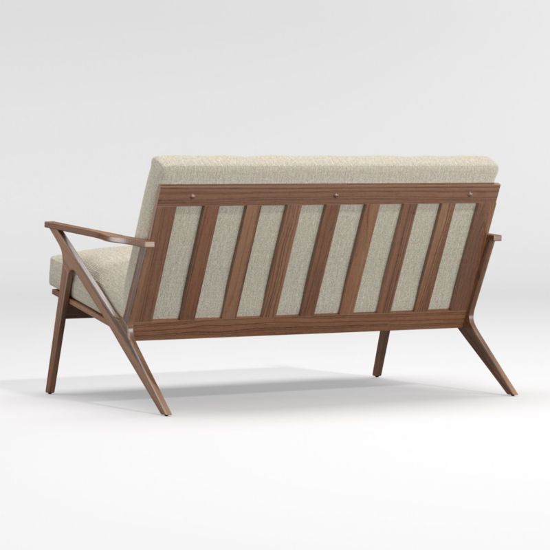 Cavett Wood Frame Loveseat - image 4 of 5