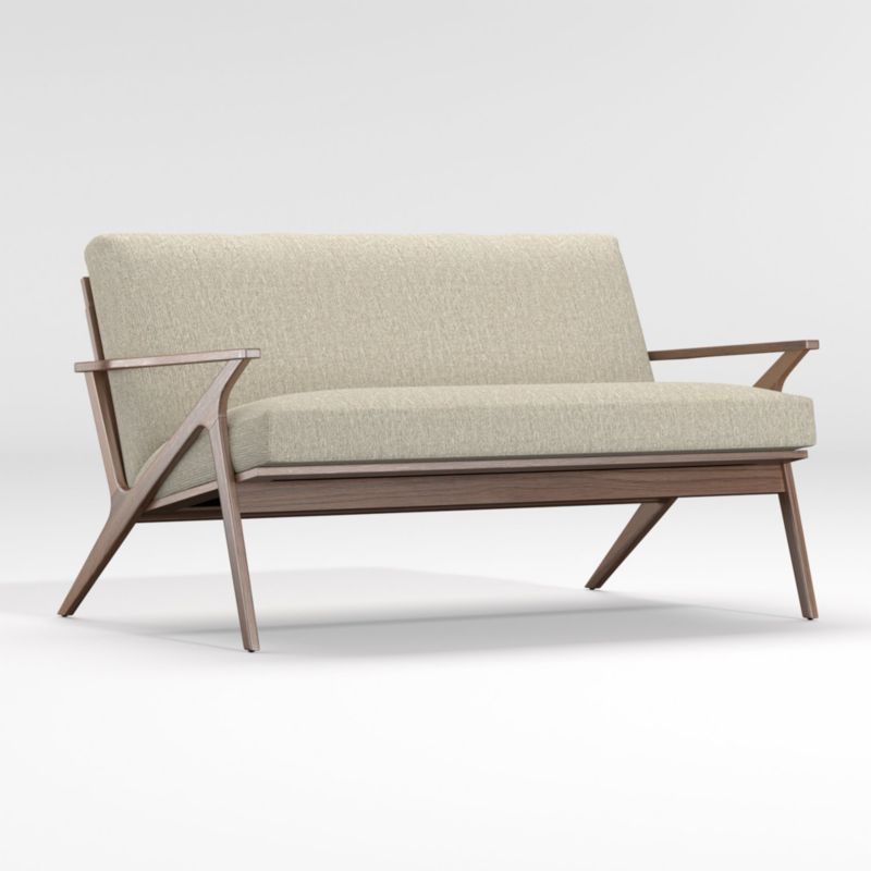 Cavett Wood Frame Loveseat - image 2 of 5