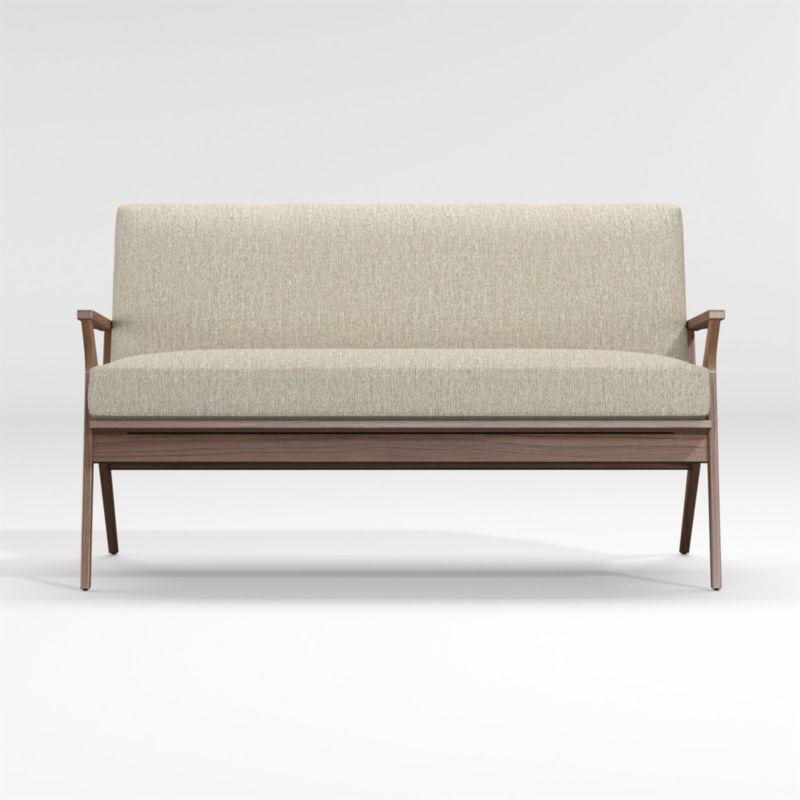 Cavett Wood Frame Loveseat - image 1 of 5