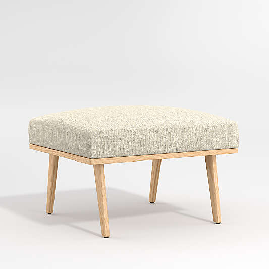 Cavett 22" Wood Ottoman