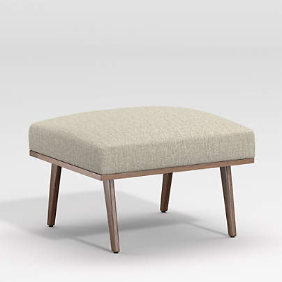 Cavett 22" Wood Ottoman