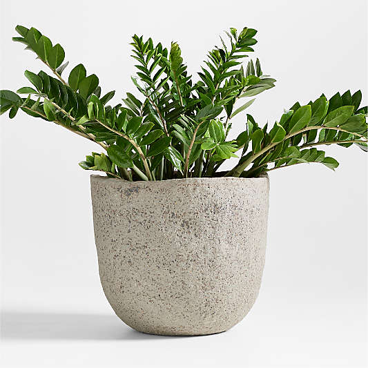 Cavo Warm Grey Textured Indoor/Outdoor Planter 24"x20"