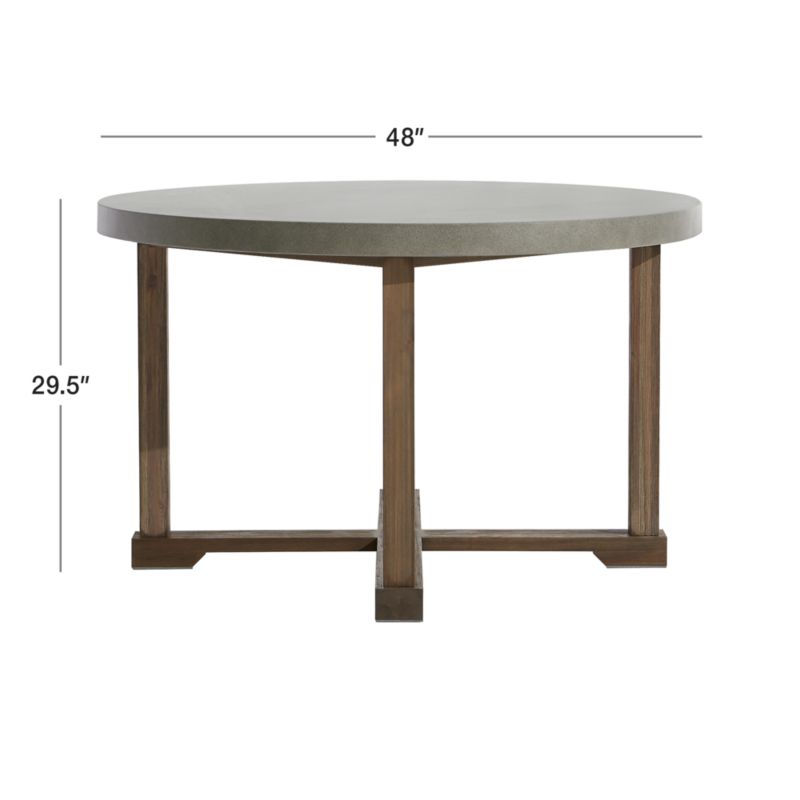 Abaco 48" Round Outdoor Dining Table