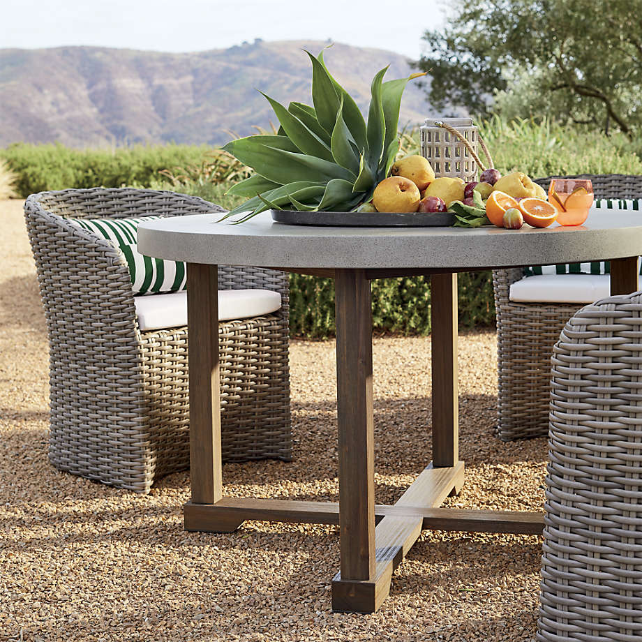 Crate and barrel on sale patio table