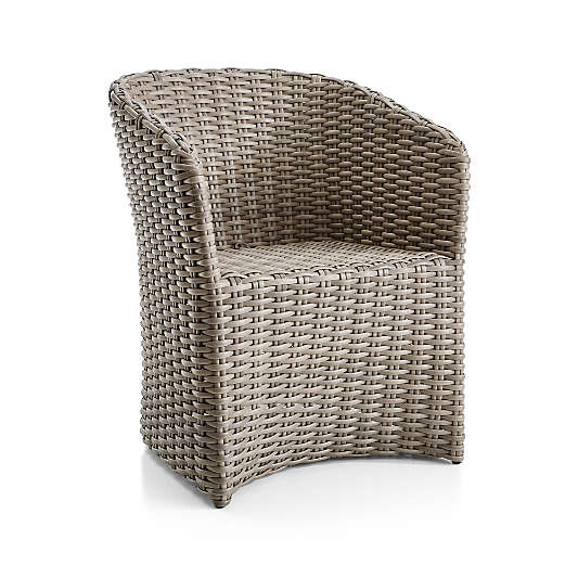 Abaco All-Weather Wicker Outdoor Dining Chair Frame