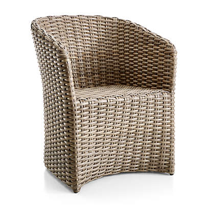 Wicker Outdoor Patio Dining Chair, Crate And Barrel Outdoor Furniture Reviews