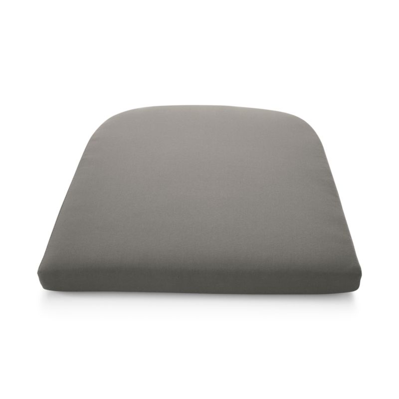 Abaco Graphite Sunbrella ® Dining Chair Cushion - image 1 of 3